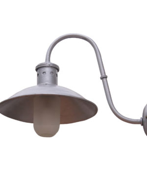 METAL DOME WITH SWAN WALL BRACKET