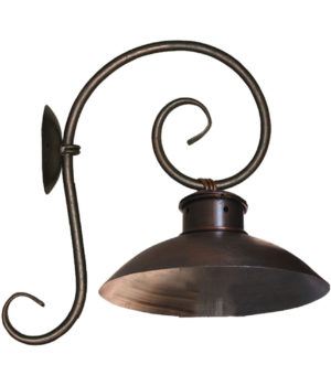 METAL DOME  SCROLL WALL BRACKET