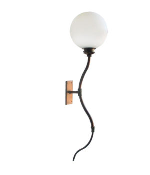 SNAKE SHORT WALL BRACKET WITH POLY SPHERE